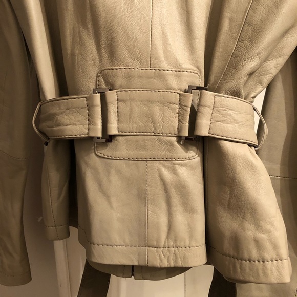 🎁 New Zara soft Napa leather scuba moto jacket S - Picture 3 of 6